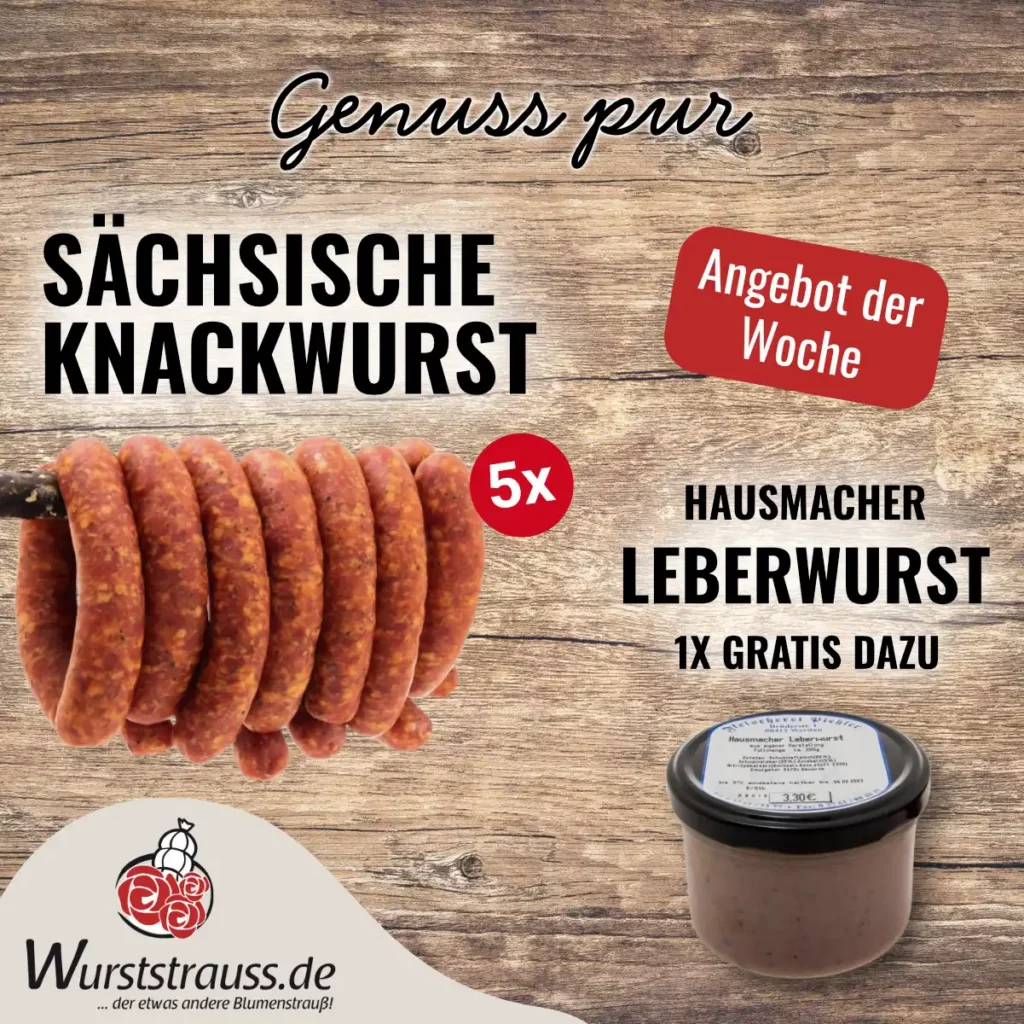 Bundle-sächsische Knacker-Leberwurst